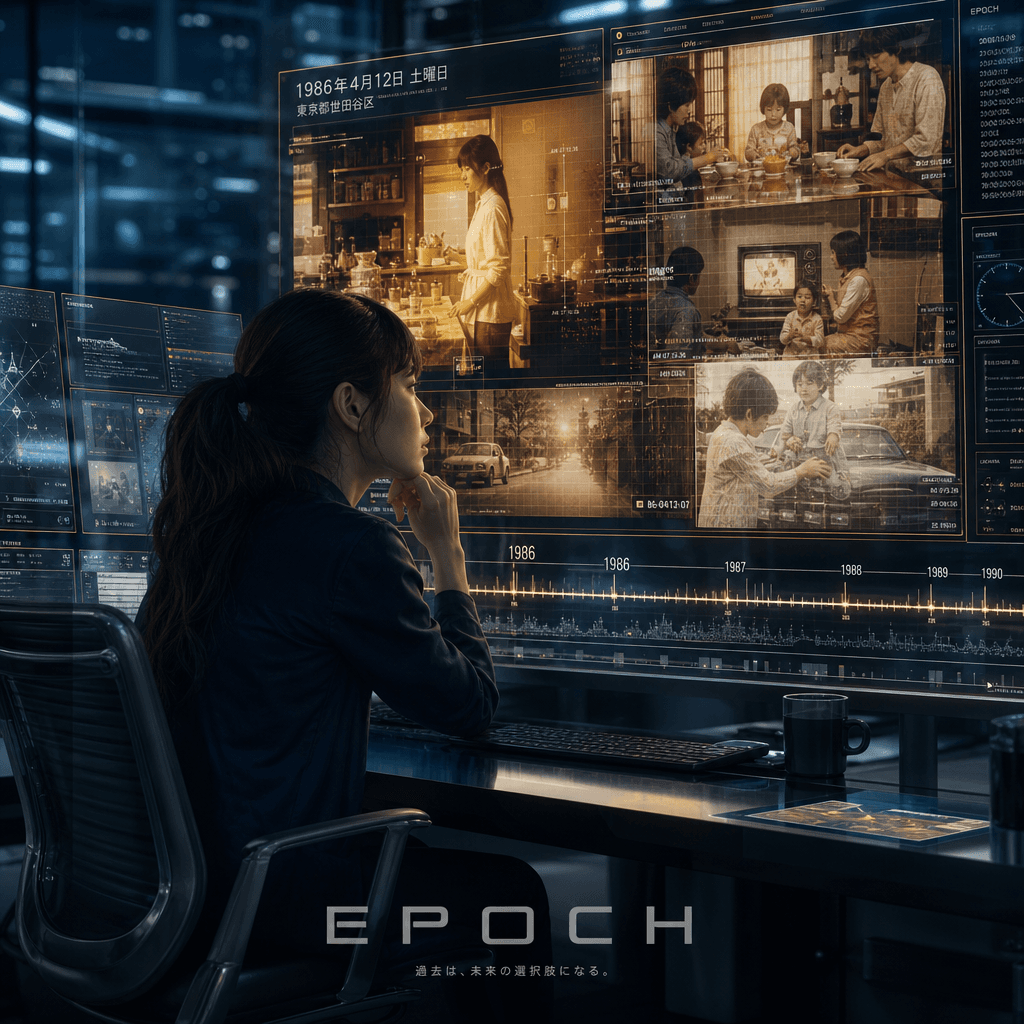 修正者の記憶 — Epoch SF短編小説の挿絵