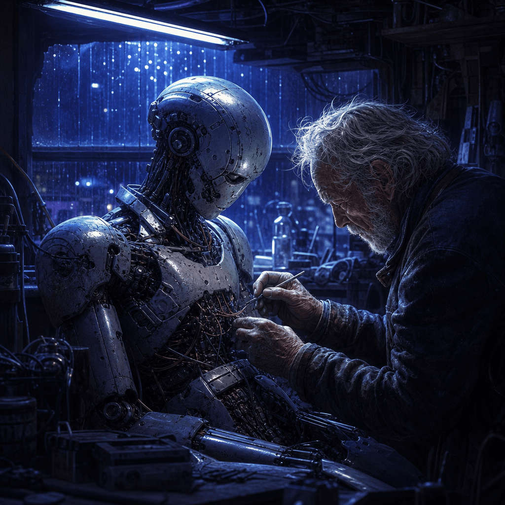 KH-02、または父と呼ばれた夜 — Epoch SF短編小説の挿絵